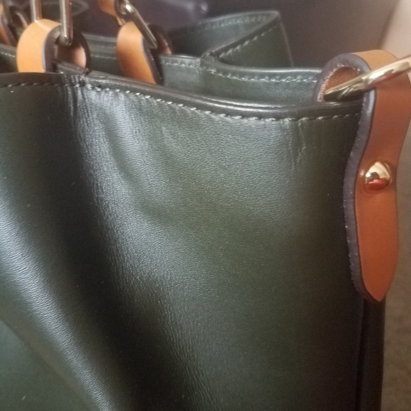 Dooney and Bourke Florentine Forest green City Large Barlow - Picture 5 of 8